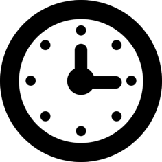 Circular Wall Clock Technical Sticker Svg Vector, Free Vectors File